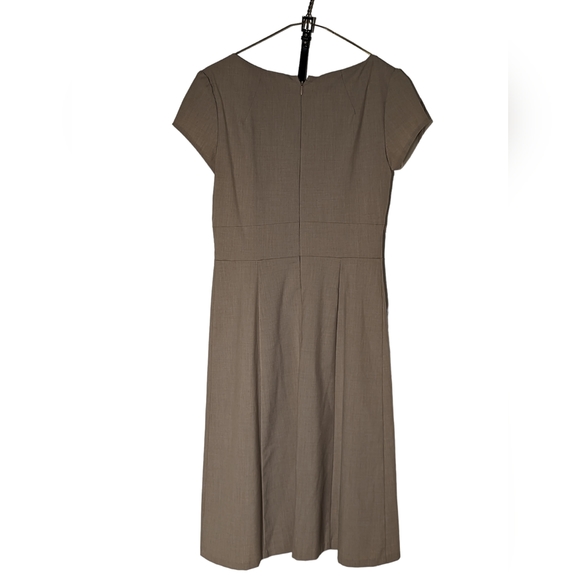Le Chateau taupe work dress, made in Canada. Size small. - Picture 3 of 6